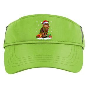 Somali Cat Xmas Light Christmas Kitten Lover Gift Adult Drive Performance Visor