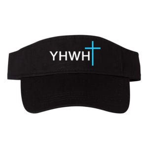 Simple Cross Yhwh Yahweh Christian Jesus Name Valucap Bio-Washed Visor