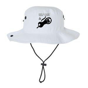 Self Care Yoga Cartoon Cat Legacy Cool Fit Booney Bucket Hat