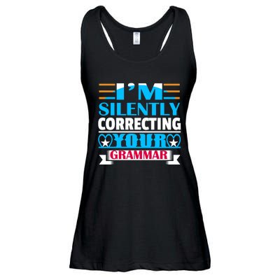 Silently Correcting Your Grammar Ladies Essential Flowy Tank