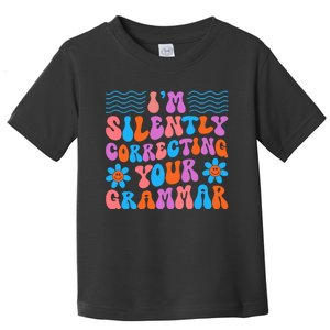 Silently Correcting Your Grammar Summer Vibes Toddler T-Shirt