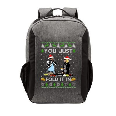 Schitt’s Creek You Just Fold It In Fold In The Cheese Ugly Christmas Sweater Vector Backpack
