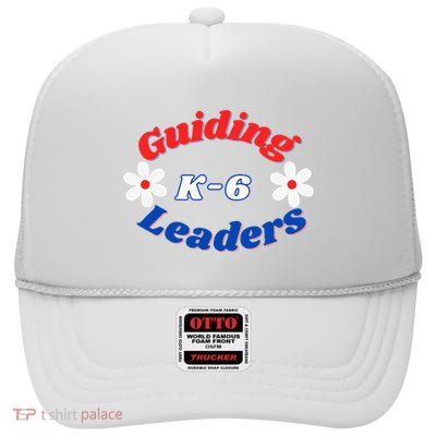 School Counselor Young Leaders Daisies High Crown Mesh Back Trucker Hat