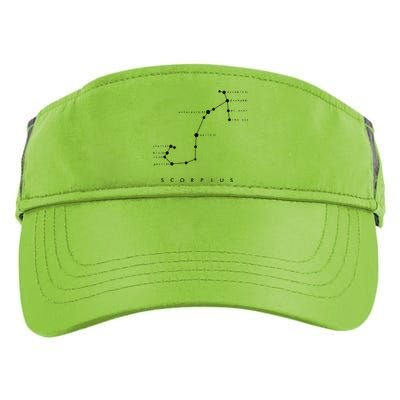 Scorpio Constellation Zodiac And Astronomy Design Gift Adult Drive Performance Visor