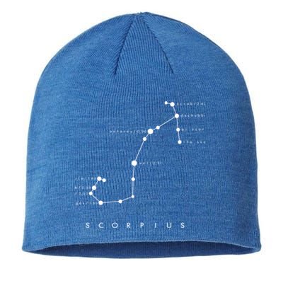 Scorpio Constellation Zodiac And Astronomy Design Gift Sustainable Beanie