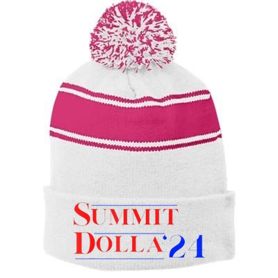 Summit Dolla ’24 John Summit Stripe Pom Pom Beanie