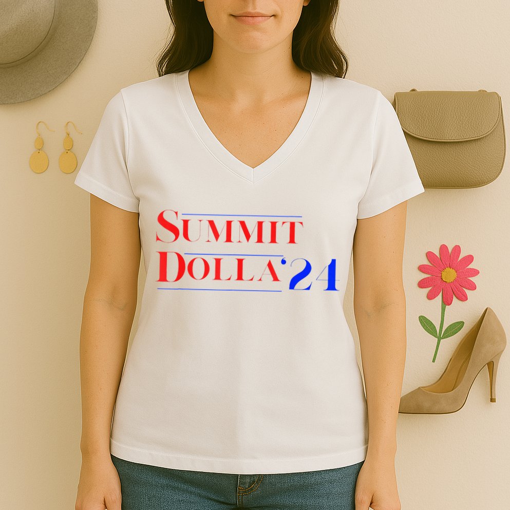 Summit Dolla ’24 John Summit Women's V-Neck T-Shirt