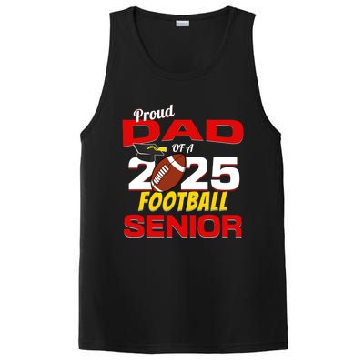 Senior Dad 2025 Proud Dad Of A 2025 Senior Football Gift PosiCharge Competitor Tank