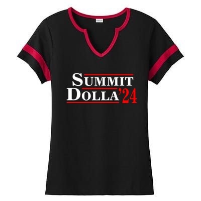 Summit Dolla ’24 John Summit Ladies Halftime Notch Neck Tee