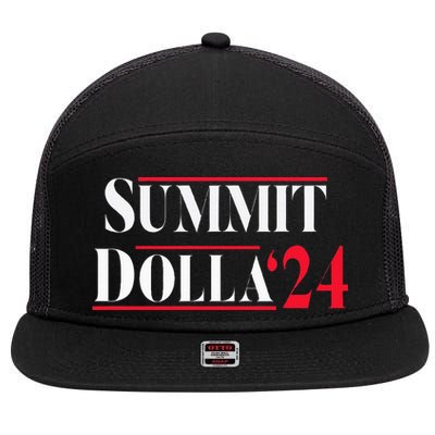 Summit Dolla ’24 John Summit Summit Dolla 24 7 Panel Mesh Trucker Snapback Hat