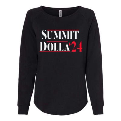 Summit Dolla ’24 John Summit Summit Dolla 24 Womens California Wash Sweatshirt