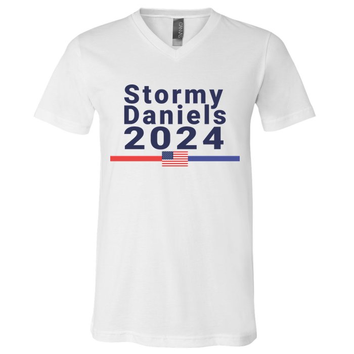 Stormy Daniels 2024 V-Neck T-Shirt