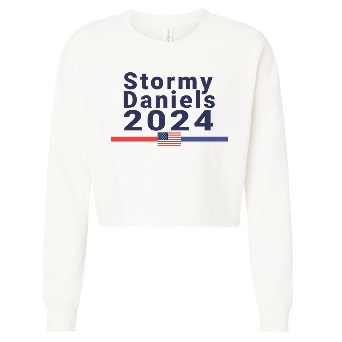 Stormy Daniels 2024 Cropped Pullover Crew