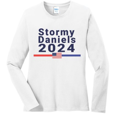 Stormy Daniels 2024 Ladies Long Sleeve Shirt
