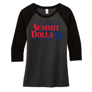 Summit Dolla 24 Women's Tri-Blend 3/4-Sleeve Raglan Shirt