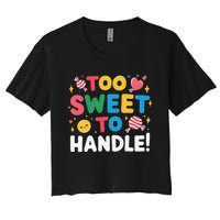 Sweetest Day 2024 Events Holiday Happy Sweetest Day Treats Women's Crop Top Tee