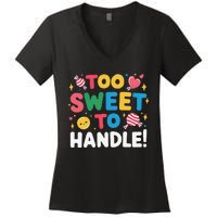 Sweetest Day 2024 Events Holiday Happy Sweetest Day Treats Women's V-Neck T-Shirt