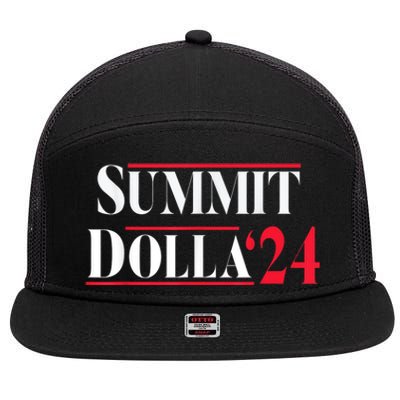 Summit Dolla 24 Summit Dolla ’24 John Summit 7 Panel Mesh Trucker Snapback Hat