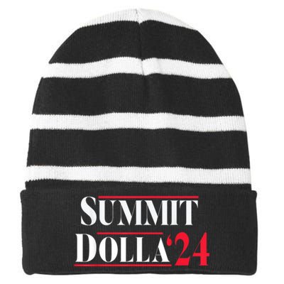 Summit Dolla 24 Summit Dolla ’24 John Summit Striped Beanie with Solid Band