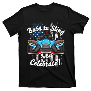 Slingshot Driver 4th Of July Slingshot American Flag T-Shirt