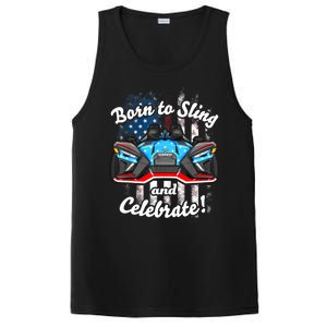 Slingshot Driver 4th Of July Slingshot American Flag PosiCharge Competitor Tank