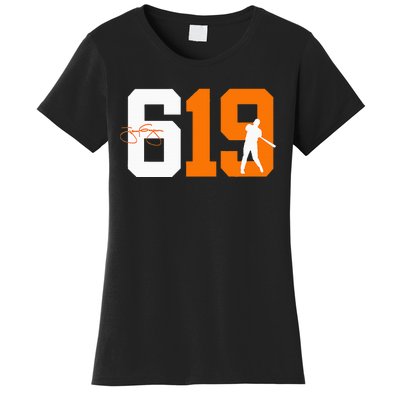 San Diego 619 Vintage 90S Baseball Women's T-Shirt