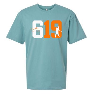 San Diego 619 Vintage 90S Baseball Sueded Cloud Jersey T-Shirt