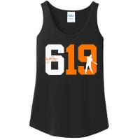 San Diego 619 Vintage 90s Baseball Style Ladies Essential Tank