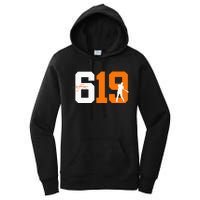 San Diego 619 Vintage 90s Baseball Style Women's Pullover Hoodie