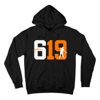 San Diego 619 Vintage 90S Baseball Style Tall Hoodie