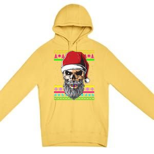 Santa Dj 90s Fancy Dress Costume And Christmas Dj Gift Premium Pullover Hoodie