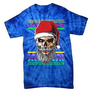 Santa Dj 90s Fancy Dress Costume And Christmas Dj Gift Tie-Dye T-Shirt