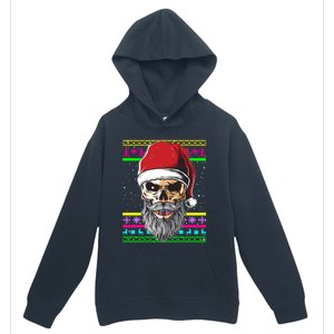 Santa Dj 90s Fancy Dress Costume And Christmas Dj Gift Urban Pullover Hoodie