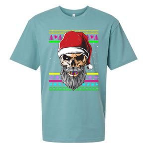 Santa Dj 90s Fancy Dress Costume And Christmas Dj Gift Sueded Cloud Jersey T-Shirt