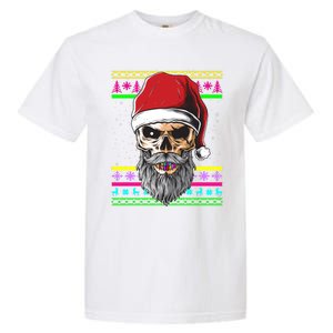 Santa Dj 90s Fancy Dress Costume And Christmas Dj Gift Garment-Dyed Heavyweight T-Shirt