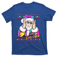 Santa Dj 90s Fancy Dress Costume And Christmas Dj Gift T-Shirt