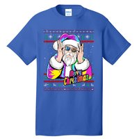 Santa Dj 90s Fancy Dress Costume And Christmas Dj Gift Tall T-Shirt