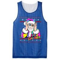 Santa Dj 90s Fancy Dress Costume And Christmas Dj Gift Mesh Reversible Basketball Jersey Tank