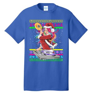 Santa Dj 90s Fancy Dress Costume And Christmas Dj Great Gift Tall T-Shirt