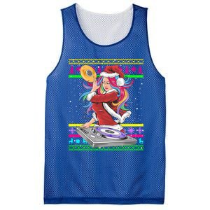 Santa Dj 90s Fancy Dress Costume And Christmas Dj Great Gift Mesh Reversible Basketball Jersey Tank