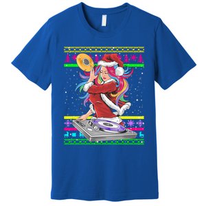 Santa Dj 90s Fancy Dress Costume And Christmas Dj Great Gift Premium T-Shirt