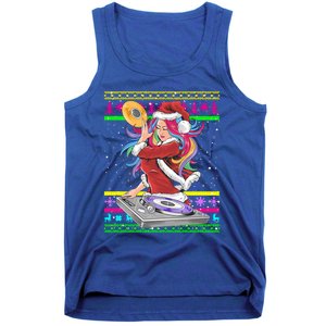 Santa Dj 90s Fancy Dress Costume And Christmas Dj Great Gift Tank Top