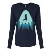 Scuba Diving Apparel Scuba Diving Womens Cotton Relaxed Long Sleeve T-Shirt