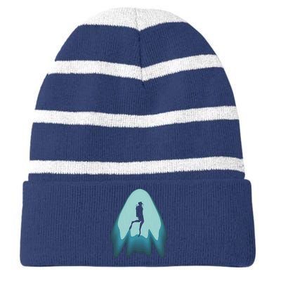 Scuba Diving Apparel Scuba Diving Striped Beanie with Solid Band