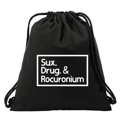 Sux Drugs And Rocuronium Drawstring Bag