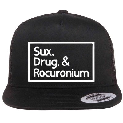 Sux Drugs And Rocuronium Flatbill Hat