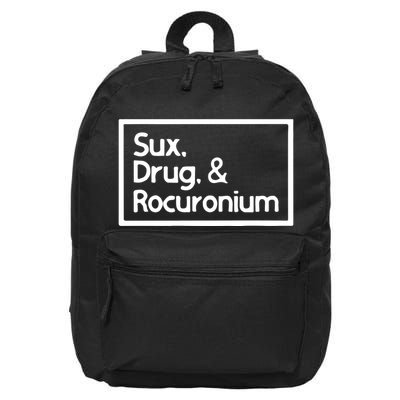 Sux Drugs And Rocuronium 16 in Basic Backpack