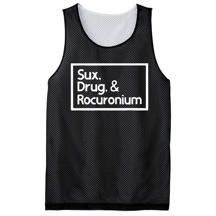 Sux Drugs And Rocuronium Mesh Reversible Basketball Jersey Tank