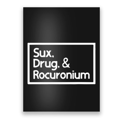Sux Drugs And Rocuronium Poster
