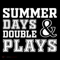 Summer Days and Double Plays Baseball Softball Summer Backpack